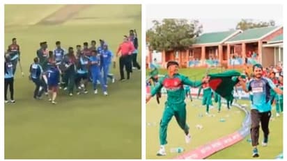 বিশ্বকাপ ফাইনাল শেষে হাতাহাতি, দু' দলের পাঁচ ক্রিকেটারকে কড়া শাস্তি দিল আইসিসি