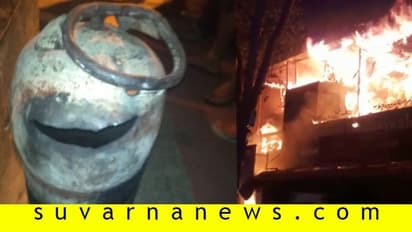 ಶಾರ್ಟ್‌ ಸಕ್ರ್ಯೂಟ್‌ನಿಂದ ಬೆಂಕಿ, ಶಾಖಕ್ಕೆ ಸಿಲಿಂಡರ್‌ ಸ್ಫೋಟ: ಇಬ್ಬರು ಗಂಭೀರ