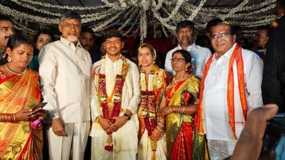 మెచ్చా నాగేశ్వరరావు కుమారుడి వివాహానికి హాజరైన చంద్రబాబు (ఫోటోలు)