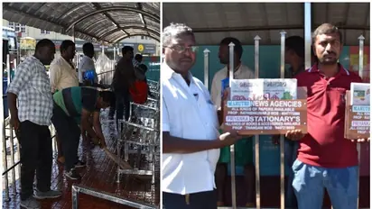 മൂന്നാറിലെത്തുന്ന സഞ്ചാരികൾക്ക് പത്രം വായിക്കാനും റൂട്ട് മാപ്പിനും സൗകര്യമൊരുക്കി യുവാക്കളുടെ സംഘടന