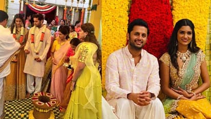 బ్రహ్మచర్యానికి స్వస్తి.. హీరో నితిన్ ఎంగేజ్మెంట్ ఫోటోలు!