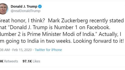 ट्रम्प नहीं पीएम मोदी हैं नंबर 1; अमेरिकी राष्ट्रपति ने भारत दौरे से पहले किया गलत दावा