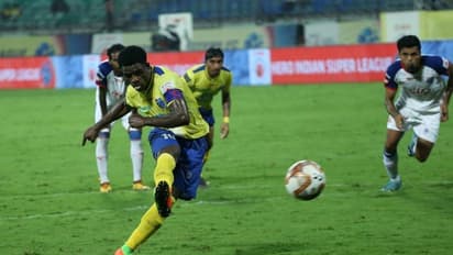 മഞ്ഞപ്പടയുടെ അഭിമാനമുയര്‍ത്തിയ ഇരട്ട ഗോള്‍; ഒഗ്‌ബച്ചെയ്‌ക്ക് റെക്കോര്‍ഡ്