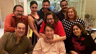 32 साल से जिस पति से अलग रह रही करीना की मां उसी के गले में हाथ डाल रोमांटिक दिखी तैमूर की नानी