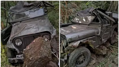 മൂന്നാറില്‍ ജീപ്പ് നിയന്ത്രണംവിട്ട് കൊക്കയിലേക്ക് മറിഞ്ഞു; രണ്ട് മരണം