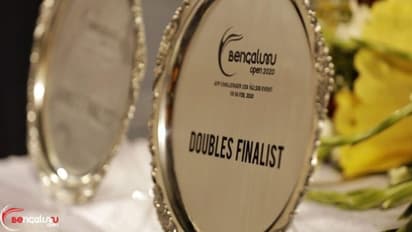 Photos: Leander Paes honoured at Bengaluru Open