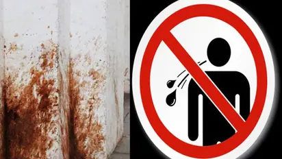 ఉమ్మినందుకు శిక్ష... రూ.500 జరిమానా విధించిన సర్పంచ్