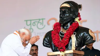 PM Narendra Modi pays tributes to Shivaji Maharaj on his 390th birth anniversary