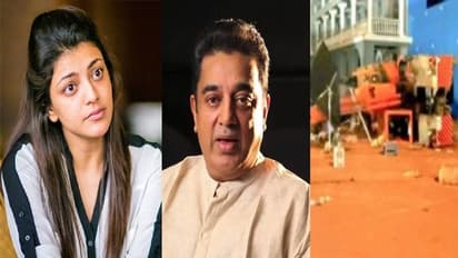 ఇండియన్ 2 ప్రమాదం: కమల్ హాసన్, కాజల్ ఇద్దరూ.. 10 సెకండ్లే తేడా..