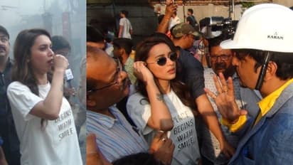 মারুতি সার্ভিস সেন্টারে বিধ্বংসী আগুন, ঘটনাস্থলে ছুটে এলেন মিমি