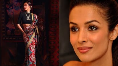 സാരിയോടൊപ്പം ക്രോപ്പ് ടോപ്പ്; ഹോട്ട് ലുക്കില്‍ മലൈക അറോറ