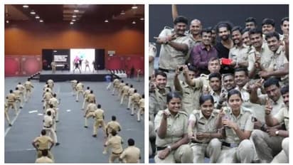 চাপ কাটাতে জুম্বা নাচছে পুলিশ, সোশ্যাল মিডিয়ায় ভাইরাল হল ভিডিও