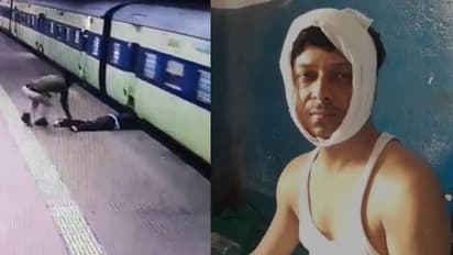 চলন্ত ট্রেনে চাপতে গিয়ে প্রায় মৃত্যুর মুখে যাত্রী, আরপিএফ জওয়ানের চেষ্টায় বাঁচল প্রাণ