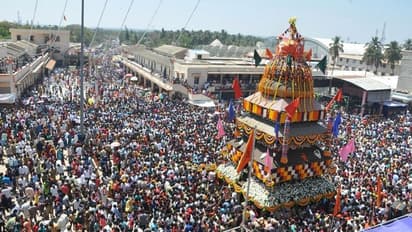 ತುಮಕೂರು: ಸಿದ್ದಲಿಂಗೇಶ್ವರ ಸ್ವಾಮಿಯ ರಥೋತ್ಸವ, ಪುನೀತರಾದ ಭಕ್ತರು