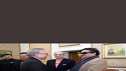 పాక్ అధ్యక్షుడితో కాంగ్రెస్ నేత శత్రుఘన్ సిన్హా భేటీ