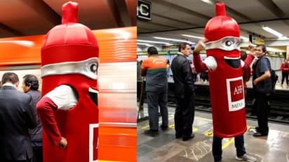 ''കോണ്ടം യൂസ് ഈസ് സെക്സി”; മെക്സിക്കോയിലെ മെട്രോ സ്റ്റേഷനുകളിൽ ഒരു ലക്ഷം കോണ്ടം വിതരണം ചെയ്തു