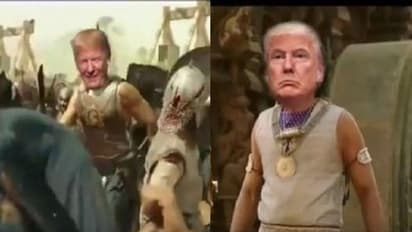 ಬಾಹುಬಲಿಯಾಗಿ ಬಂದ ಟ್ರಂಪ್.. ವೈರಲ್ ಐಟಮ್ ಗುರು!