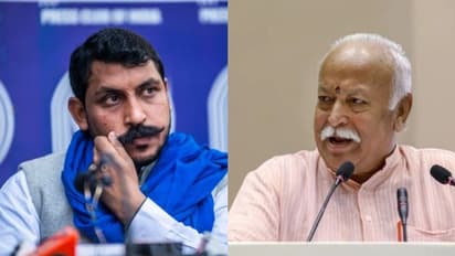 'നുണകളുടെ മറനീക്കി പുറത്തുവന്ന് തെരഞ്ഞെടുപ്പില് മത്സരിച്ചു നോക്കൂ': മോഹന് ഭാഗവതിനോട് ആസാദ്