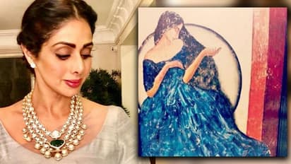 Sridevi was a painter too, one of her paintings is still hanging in Boney Kapoor's office