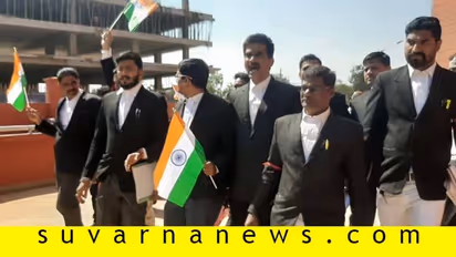ದೇಶದ್ರೋಹಿಗಳ ಪರ ವಕೀಲರ ವಕಾಲತ್ತು: ಹುಬ್ಬಳ್ಳಿಯಲ್ಲಿ ಲಾಯರ್ಸ್‌ ವಿರುದ್ಧ ಪ್ರತಿಭಟನೆ