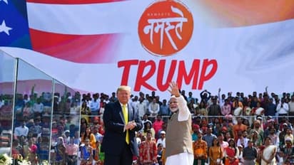 Donald Trump in India: US President makes special mention of Sachin Tendulkar, Virat Kohli at Motera stadium
