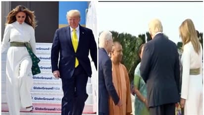 తాజ్ మహల్ను సందర్శించిన ట్రంప్ దంపతులు