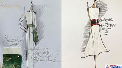 మెలానియా ట్రంప్ డ్రెస్: పారిస్ నుండి తెప్పించి...