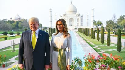 Taj Mahal leaves Trumps enamoured and enchanted with its timeless beauty