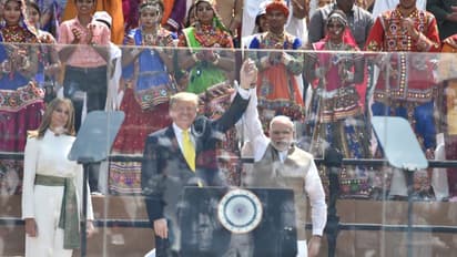 இந்தியாவில் பார்த்த கூட்டதைப் போல் எங்குமே பார்த்ததில்லை..!! சொல்லி சொல்லி வியக்கும் அதிபர் ட்ரம்ப்...!!