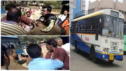 టికెట్ తీసుకోమని చెప్పిందని..మహిళా కండక్టర్ దుస్తులు చించేసి..