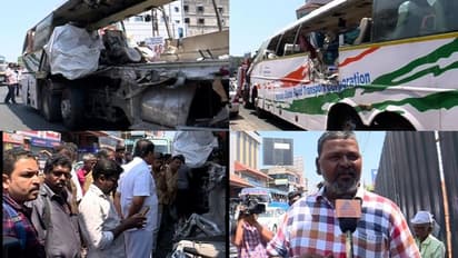 അവിനാശി ദുരന്തത്തില്പ്പെട്ട വണ്ടി കേരളത്തിലെത്തിച്ചു: ദുരന്തസ്മരണകളില് നാട്ടുകാര്