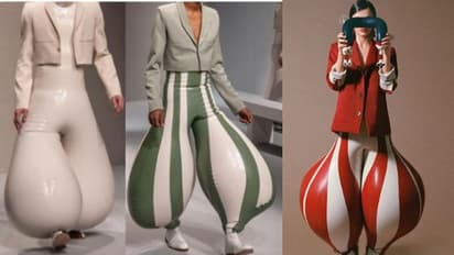 ഊതിവീര്‍പ്പിച്ച ബലൂണ്‍ പോലെ പാന്‍റ്സ്; ട്രോളി സോഷ്യല്‍ മീഡിയ