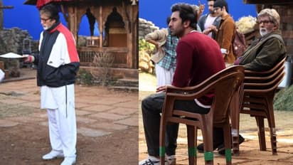 'প্রিয় অভিনেতাদের মধ্যে রণবীর একজন',  শ্যুটিংয়ের ছবি শেয়ার করে টুইট অমিতাভের