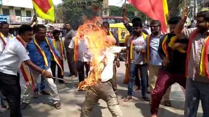 ಸೆ.14ಕ್ಕೆ ಕರವೇ ಧರಣಿ : ಕೇಂದ್ರ ಸರ್ಕಾರದ ಹಿಂದಿ ಹೇರಿಕೆಗೆ ವಿರೋಧ