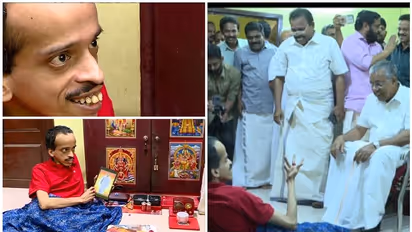 ഒടുവില് പിണറായിയെത്തി, രോഗക്കിടക്കയിലും നിറഞ്ഞ് ചിരിച്ച് മണികണ്ഠന്