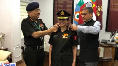 ಪತಿ ಬಳಿಕ ಪತ್ನಿಗೆ 3 ಸ್ಟಾರ್: ಸೇನೆಯಲ್ಲಿ ಹೊಸ ಇತಿಹಾಸ