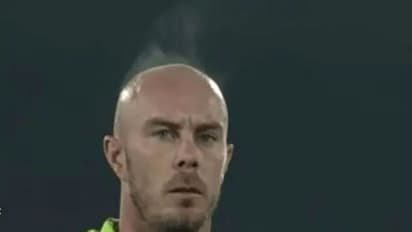 ഫീല്ഡില് 'തലപുകഞ്ഞ്' ക്രിസ് ലിന്; അന്തംവിട്ട് ആരാധകര്