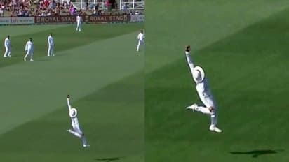 'സൂപ്പര്മാന് ക്യാച്ച്'; ജഡേജ എക്കാലത്തെയും മികച്ച ഫീല്ഡറെന്ന് വാഴ്ത്തിപ്പാടി ആരാധകര്