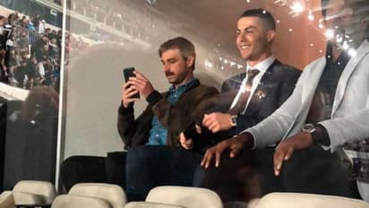 എല്‍ ക്ലാസിക്കോയില്‍ കാണിയായി ക്രിസ്റ്റ്യാനോയും; വിനീഷ്യസിന്റെ ഗോളിന് കയ്യടി- വീഡിയോ