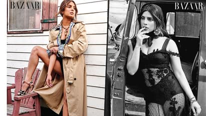 Priyanka Chopra shows off her glam side in black transparent dress