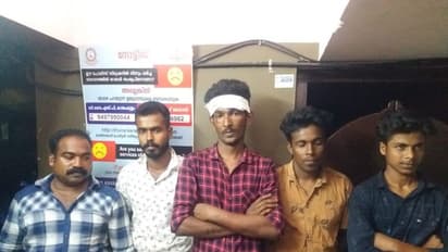 യുവാവിനെ വീടുകയറി വെട്ടിയ അഞ്ചംഗ സംഘം അറസ്റ്റില്