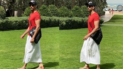 തോര്‍ത്ത് ലുങ്കിയാക്കി ഹൃതിക്; ഈ ഫാഷന്‍ പറഞ്ഞുകൊടുത്തത്  മറ്റൊരു യുവതാരം !