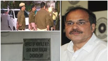 കോണ്‍ഗ്രസ് നേതാവ് അധിര്‍ രഞ്ജന്‍ ചൗധരിയുടെ ദില്ലിയിലെ ഓഫീസ് അടിച്ച് തകര്‍ത്തു