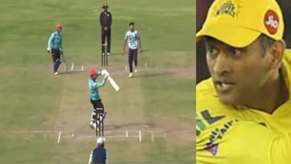 ஹெலிகாப்டர் ஷாட்டை கண்டுபிடித்த தோனி கூட இப்படி ஒரு ஹெலிகாப்டரை பறக்கவிட்டது இல்ல.. ரஷீத்தின் வேற லெவல் வீடியோ