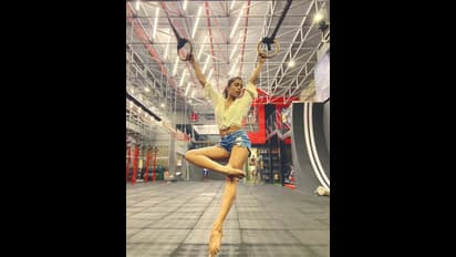 ಕಸರತ್ತಿಗೂ ಸೈ ಈ  ಕಿರಿಕ್‌ ಬೆಡಗಿ ಸಂಯುಕ್ತಾ ಹೆಗ್ಡೆ!