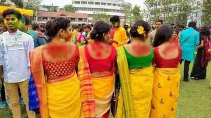 রবীন্দ্রভারতীর বসন্ত উৎসব ঘিরে বিতর্ক, অশ্লীল শব্দ তরুণীর উন্মুক্ত পিঠে