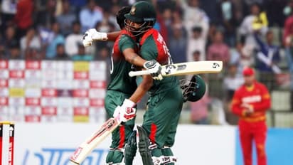 റെക്കോഡ് കൂട്ടുകെട്ടുയര്‍ത്തി ദാസും തമീമും; സിംബാബ്‌വെയ്‌ക്കെതിരെ ബംഗ്ലാദേശിന് കൂറ്റന്‍ സ്‌കോര്‍