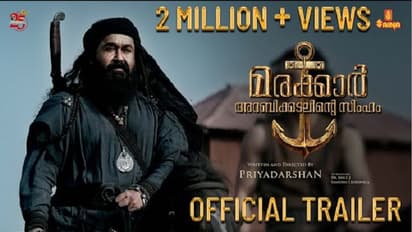 Marakkar Arabikadalinte Simham’s trailer leaves audience awestruck