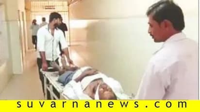 ಸಿಬ್ಬಂದಿ ಇಲ್ಲದೇ ಸ್ಟ್ರೆಚರ್ ಎಳೆದ ಪತ್ರಕರ್ತರು!