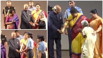 കേരളത്തിന്‍റെ അക്ഷരമുത്തശ്ശി അടക്കമുള്ളവര്‍ക്ക് രാജ്യത്തിന്‍റെ ആദരം; നാരീശക്തി പുരസ്ക്കാരം സമ്മാനിച്ചു